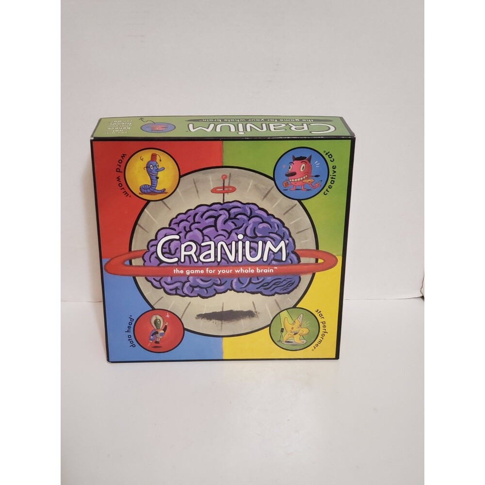 Cranium The Game For Your Whole Brain Board Game Vtg Family Party Fun, Very Good
